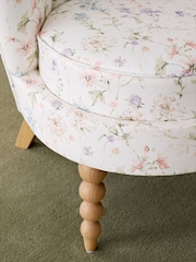 Laura Ashley Wild Meadow Chalk Pink Accent Chair - Image 2 of 8
