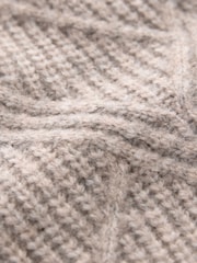 Neutral Textured Knitted Crew Neck Jumper (3-16yrs) - Image 4 of 4
