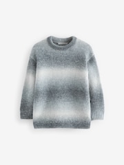 Grey Ombre Crew Neck Jumper (3-16yrs) - Image 1 of 3