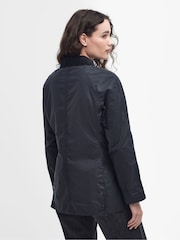 Barbour® Navy Beadnell Classic Wax Jacket - Image 3 of 11