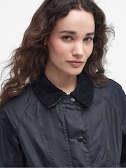 Barbour® Navy Beadnell Classic Wax Jacket - Image 6 of 11