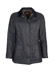 Barbour® Navy Beadnell Classic Wax Jacket - Image 10 of 11