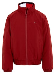 Tommy Hilfiger Boys Red Essential Padded Jacket - Image 5 of 6