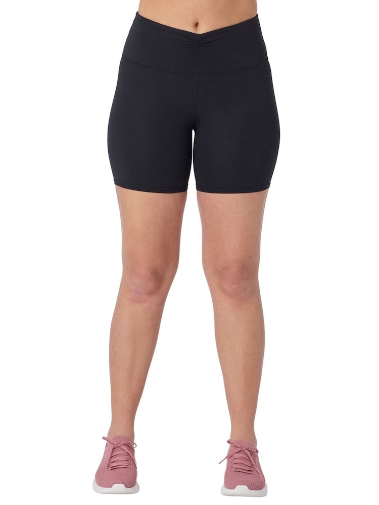 Skechers Black Goflex Slim Bike Shorts - Image 1 of 2 Skechers Black Goflex Slim Bike Shorts - Image 1 of 2