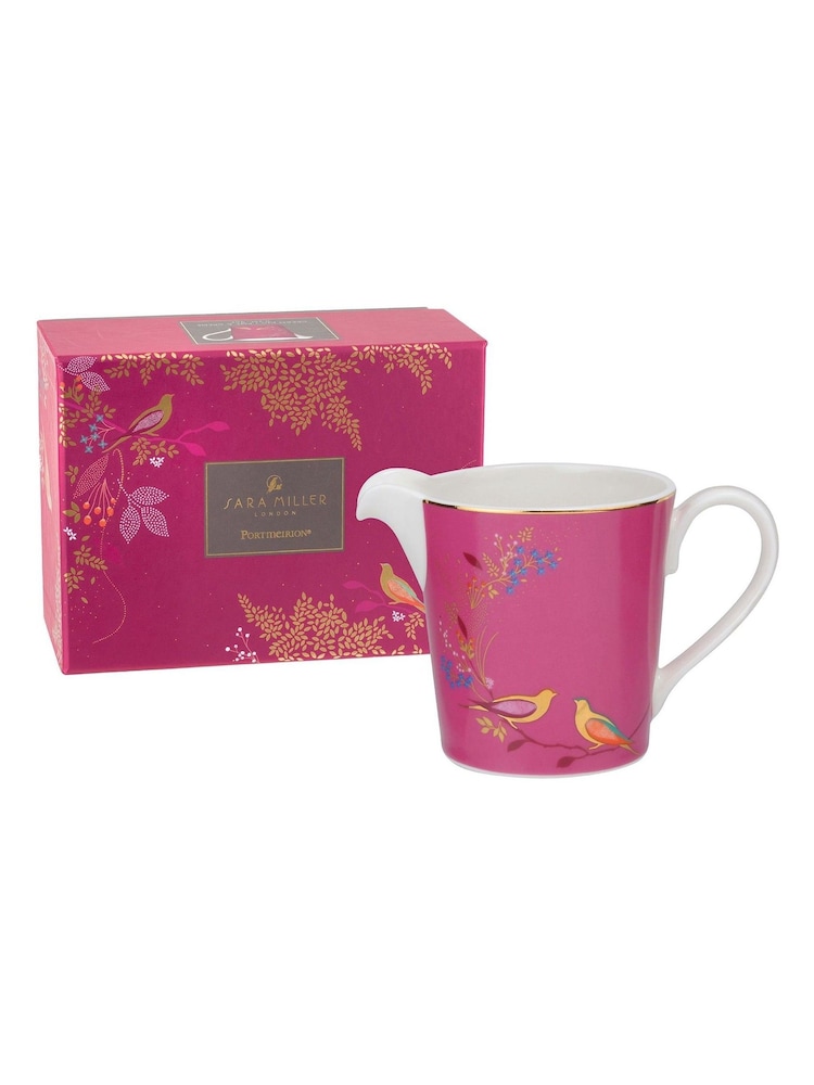 Portmeirion Pink Sara Miller Cream Jug - Image 3 of 3