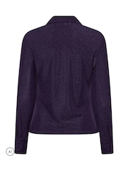 Púrpura - Camisa de punto con brillo de Star by Julien MacDonald - Imagen 6 de 6