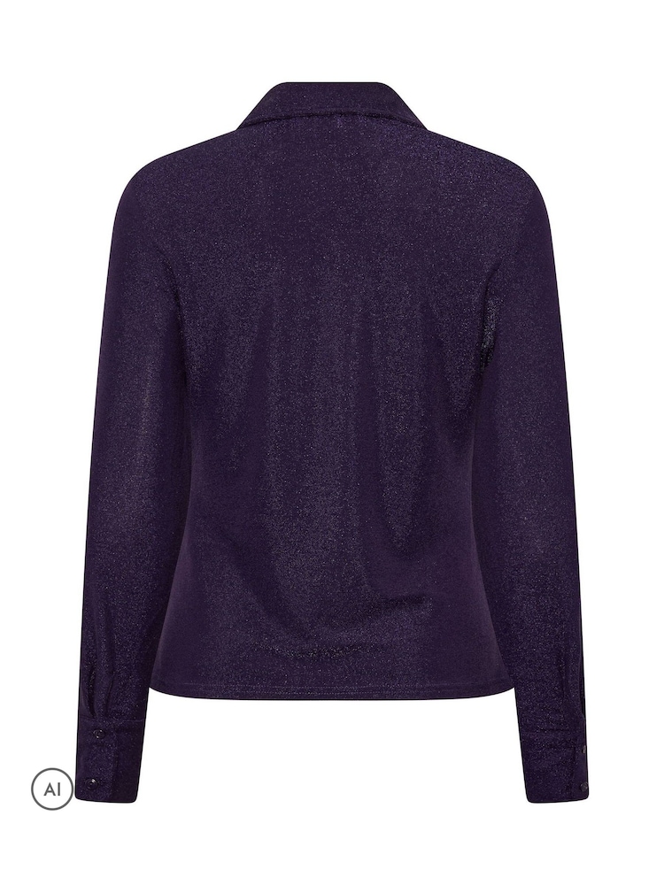 Púrpura - Camisa de punto con brillo de Star by Julien MacDonald - Imagen 6 de 6 Púrpura - Camisa de punto con brillo de Star by Julien MacDonald - Imagen 6 de 6