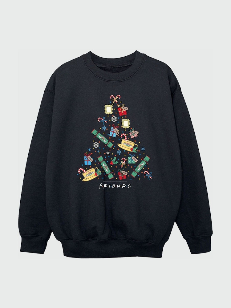 Rags & Rascals Friends Christmas Tree Sweatshirt - Image 3 of 3