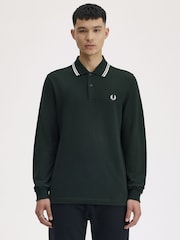 Fred Perry Long Sleeve Twin Tipped FP Polo Shirt - Bilde 1 av 5
