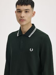 Fred Perry Long Sleeve Twin Tipped FP Polo Shirt - Bilde 3 av 5