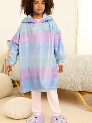Blue Mermaid Metalic Hooded Blanket (3-16yrs) - Image 1 of 6