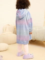 Blue Mermaid Metalic Hooded Blanket (3-16yrs) - Image 2 of 6