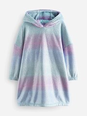 Blue Mermaid Metalic Hooded Blanket (3-16yrs) - Image 4 of 6