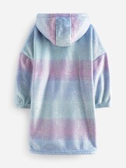 Blue Mermaid Metalic Hooded Blanket (3-16yrs) - Image 5 of 6