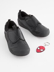 Noir - Chaussures à une bride Spider-Man™ pour l'école - Image 1 of 6