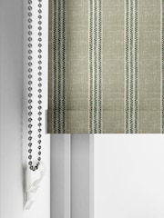 Emily Bond Sage George Stripe Made to Measure Roller Blinds - Image 4 of 6