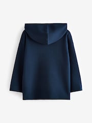 Navy Blue Quarter Zip Knitted Hoodie (3-16yrs) - Image 2 of 4