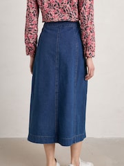 Seasalt Cornwall Dusk Journey Midi Skirt - Image 2 of 5
