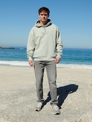 Sage Green Printed Graphic Sweatshirt - Image 2 of 7