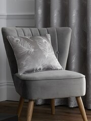 Curtina Silver Feather Cushion - Image 2 of 2