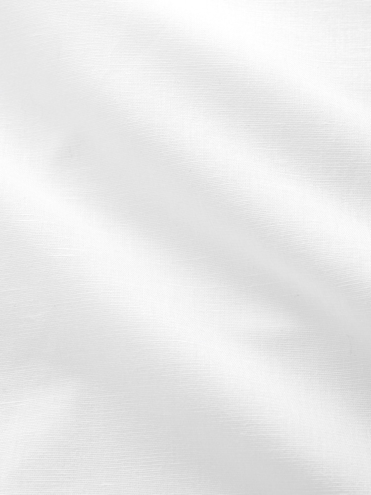 The Set White Longline Shirt Dress with Linen - Image 8 of 8