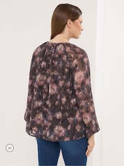 Star by Julien MacDonald Trykt Jacquard-bluse - Bilde 3 av 6