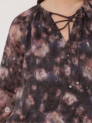 Star by Julien MacDonald Trykt Jacquard-bluse - Bilde 4 av 6