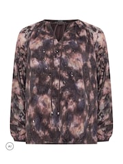 Star by Julien MacDonald Trykt Jacquard-bluse - Bilde 5 av 6