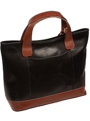 Conkca Black 'Elm' Leather Tote & Shoulder Bag - Image 5 of 7