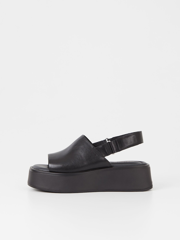 Vagabond Courtney Slingback Black Sandals - Image 1 of 3