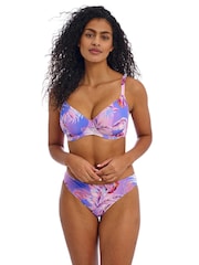 Freya Purple Cassis Miami Sunset Underwire Plunge Bikini Top - Image 3 of 4