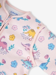 JoJo Maman Bébé Pink Dino 3.5 Tog Toddler Sleeping Bag - Image 2 of 3