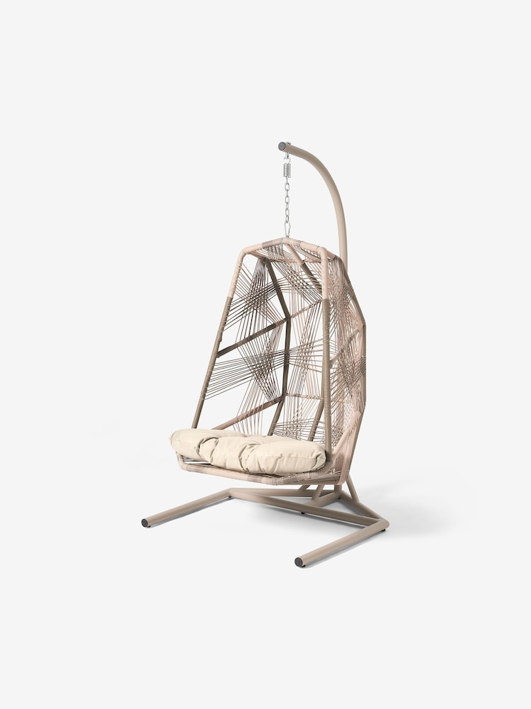 MADE.COM Oatmeal Mix Copa Garden Hanging Egg Chair - Image 1 of 1