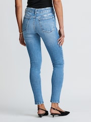 Mid Blue Low Skinny Jeans - Image 2 of 7