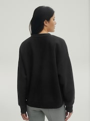 Black Heavyweight Soft Touch Crew Neck Sweatshirt - Image 2 of 5