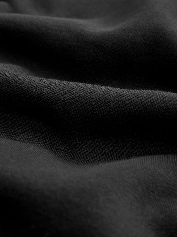 Black Heavyweight Soft Touch Crew Neck Sweatshirt - Image 5 of 5 Black Heavyweight Soft Touch Crew Neck Sweatshirt - Image 5 of 5