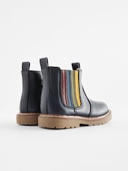 Regenbogenstreifen, Marineblau - Chelsea Boots - Bild 3 von 5