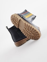Regenbogenstreifen, Marineblau - Chelsea Boots - Bild 5 von 5
