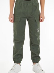 Calvin Klein Kids Green Cargo Joggers - Image 1 of 6