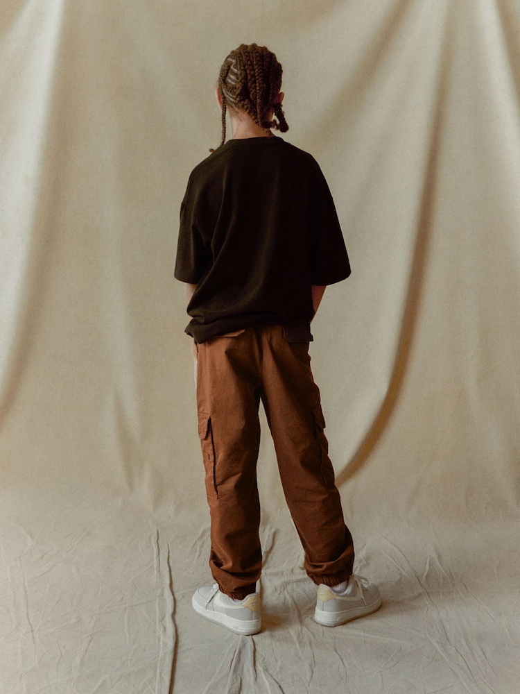 Brown Cargo Trousers (3-16yrs) - Image 4 of 10
