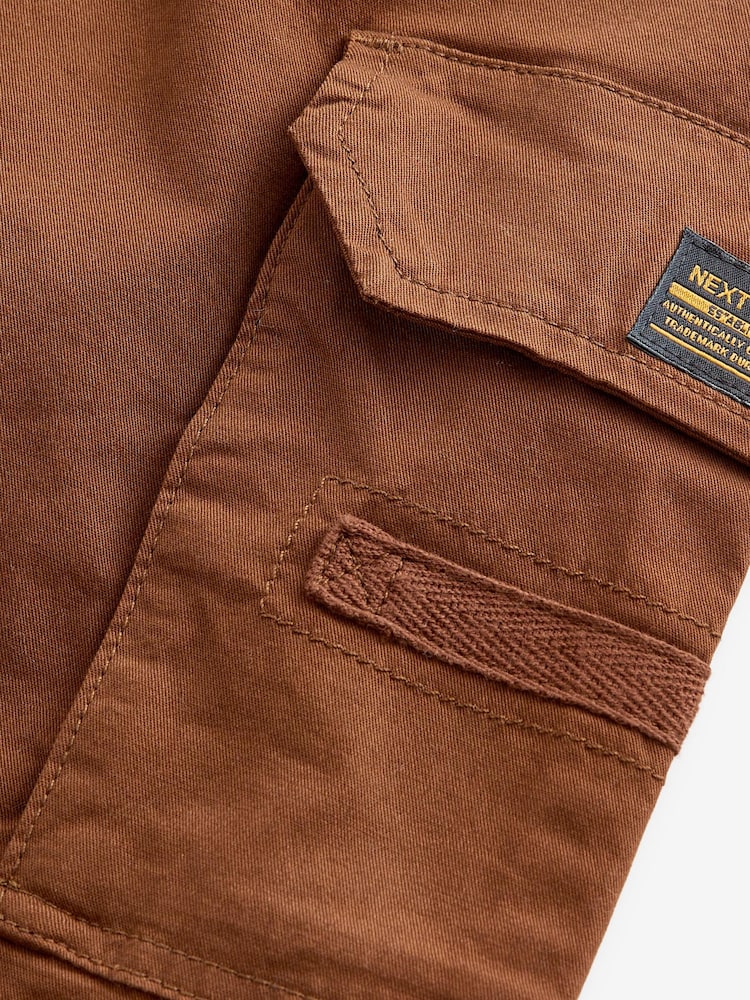Brown Cargo Trousers (3-16yrs) - Image 9 of 10