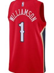 Nike Red New Orleans Pelicans Jordan Statement Edition Swingman Jersey - Zion Williamson Unisex - Image 3 of 3