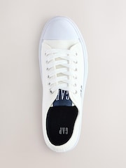Gap White Houston Low Top Canvas Trainers - Image 3 of 5