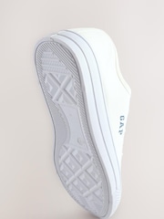 Gap White Houston Low Top Canvas Trainers - Image 4 of 5