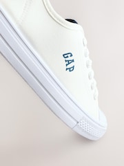 Gap White Houston Low Top Canvas Trainers - Image 5 of 5