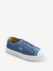 Gap Blue Houston Low Top Canvas Trainers - Image 2 of 5