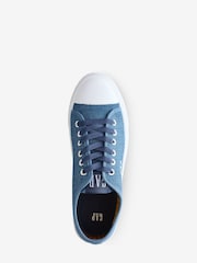 Gap Blue Houston Low Top Canvas Trainers - Image 3 of 5