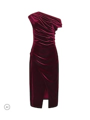 Star by Julien MacDonald Red Draped Dress - Image 4 of 5