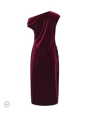 Star by Julien MacDonald Red Draped Dress - Image 5 of 5