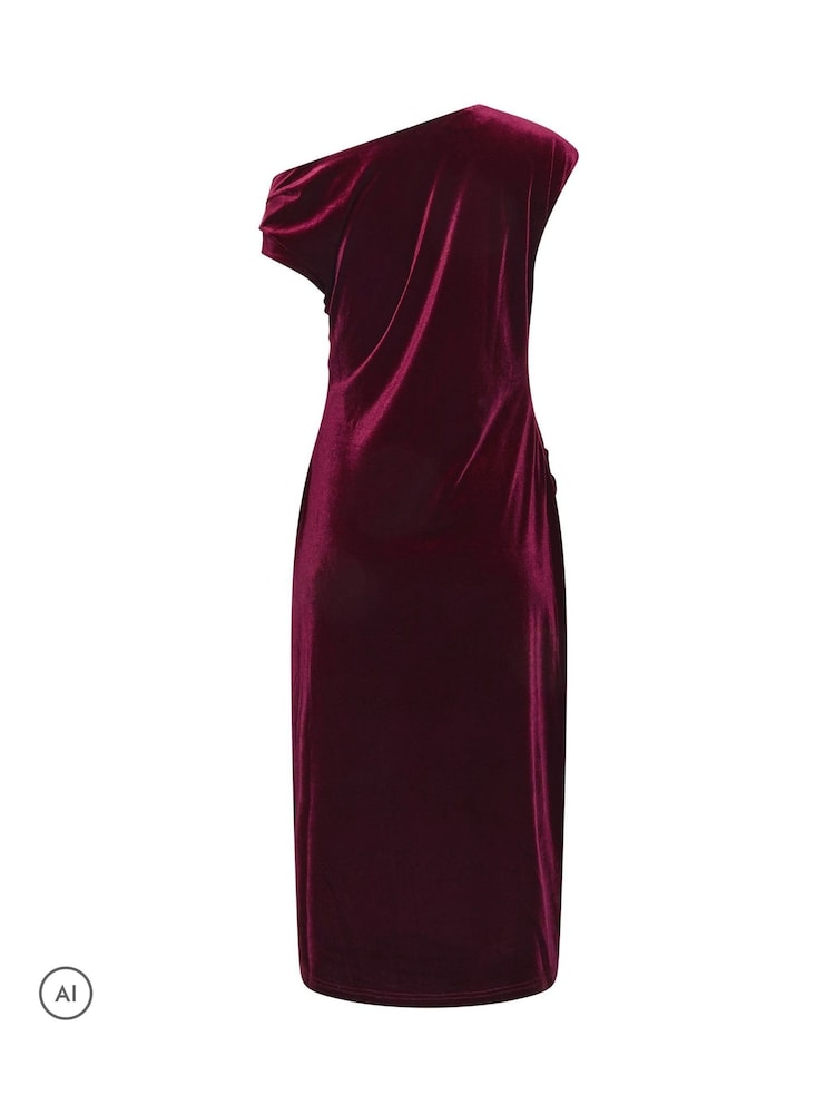 Star by Julien MacDonald Red Draped Dress - Image 5 of 5 Star by Julien MacDonald Red Draped Dress - Image 5 of 5